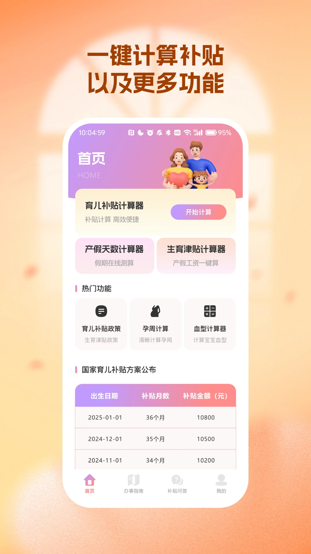 生育育儿补贴领取计算 生育育儿补贴领取计算