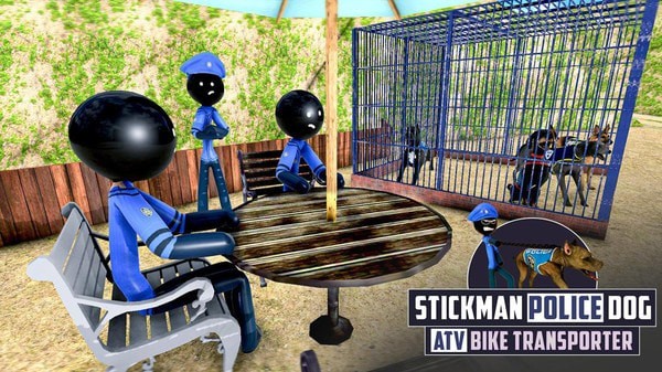 火柴人运输警犬 火柴人运输警犬