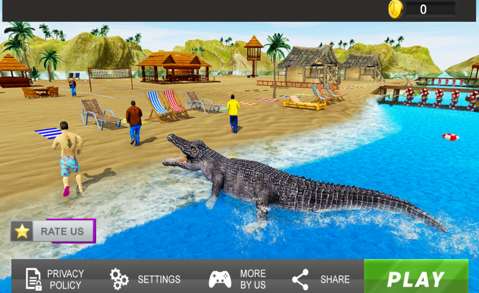 海滩鳄鱼模拟器 海滩鳄鱼模拟器