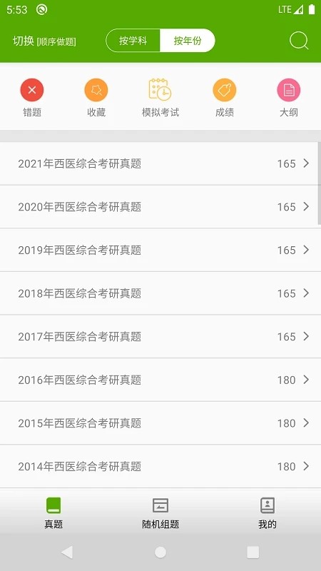 西医综合考研真题 西医综合考研真题