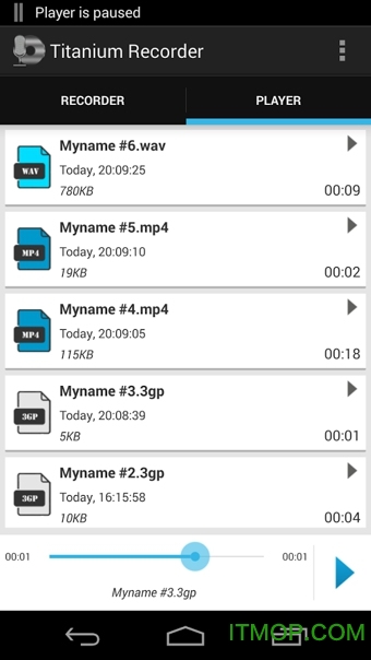 简单录音机app(titaniumrecorder)