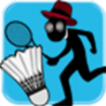 变成羽毛球选手Stickman Badminton