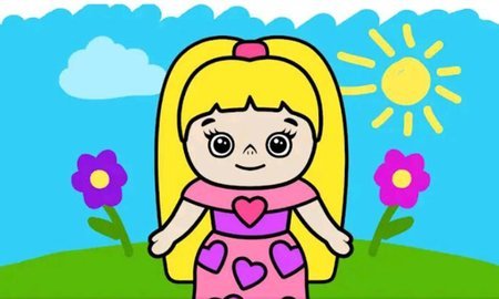 儿童水果填色画画 儿童水果填色画画