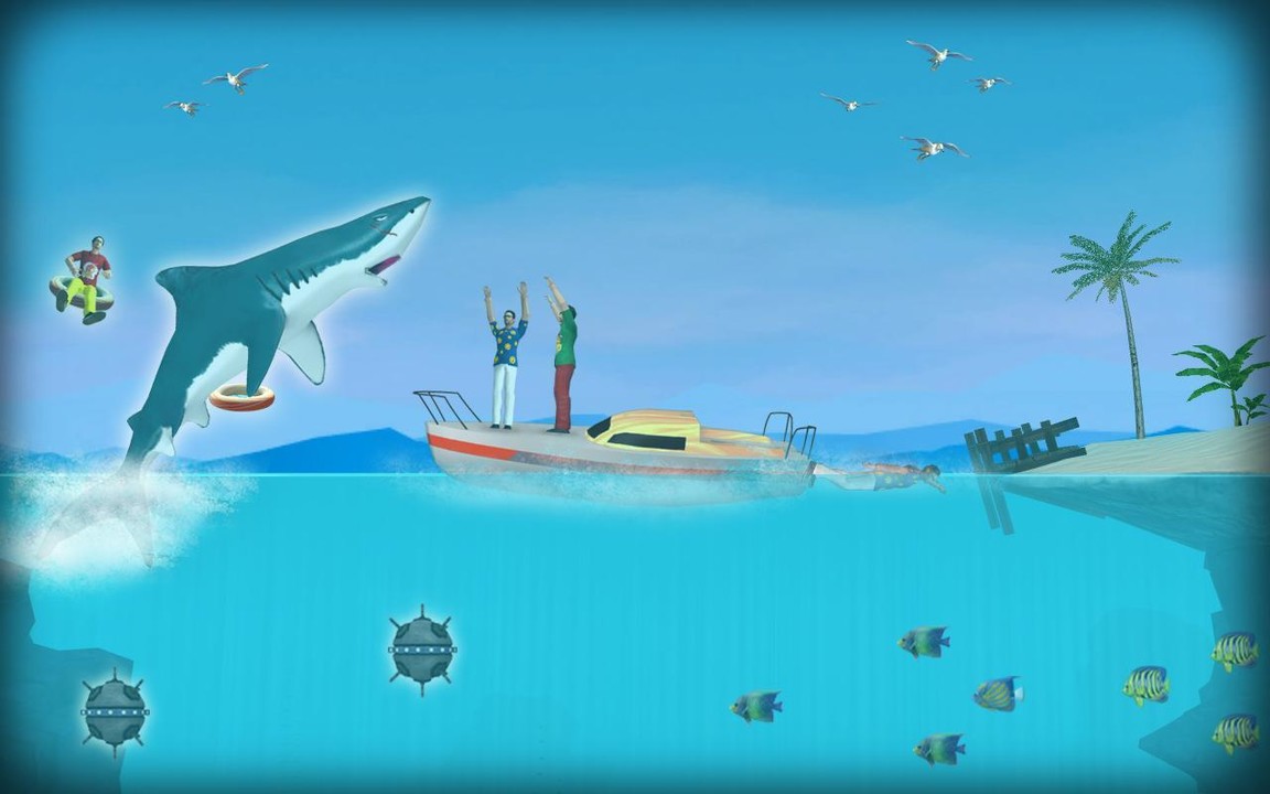 鲨鱼攻击内购破解版 鲨鱼攻击内购破解版