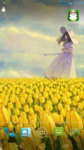 郁金香女孩-绿豆动态壁纸 郁金香女孩-绿豆动态壁纸