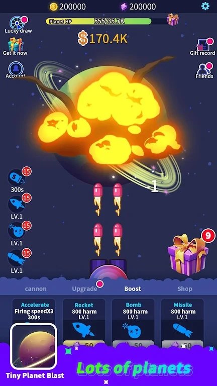 小行星爆炸(Tiny Planet Blast) 小行星爆炸(Tiny Planet Blast)