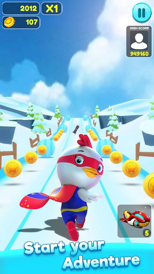 小鸡快跑之鸡中之王Lily Run 3D - Endless Runner) 小鸡快跑之鸡中之王Lily Run 3D - Endless Runner)