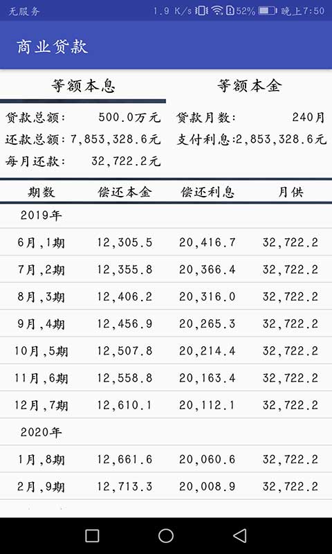 贷款计算器 贷款计算器