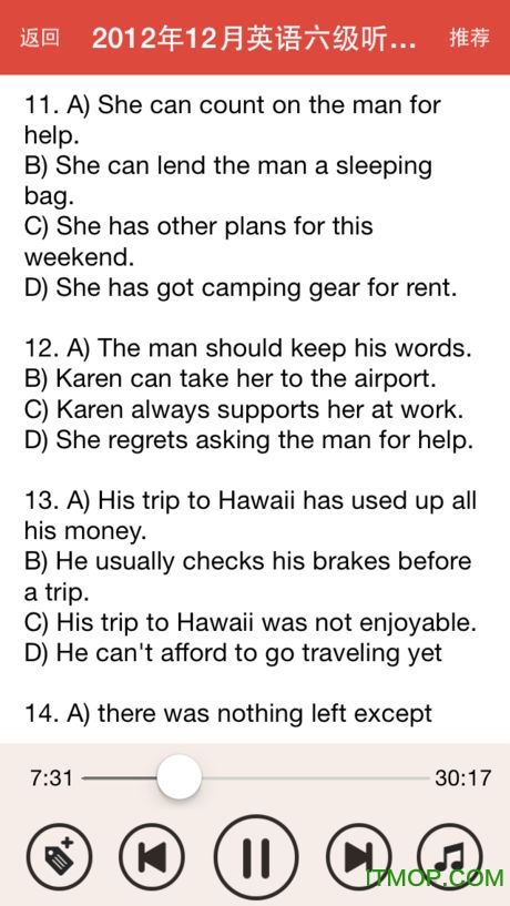 六级听力mp3 六级听力mp3