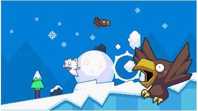 笨熊滚雪球 笨熊滚雪球