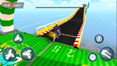 巨型坡道摩托特技3D游戏 巨型坡道摩托特技3D游戏