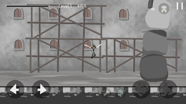 进击的巨人火柴人小游戏 进击的巨人火柴人小游戏