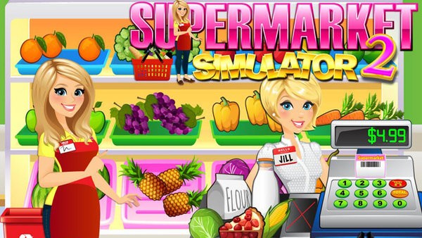 超市女孩收银员 超市女孩收银员