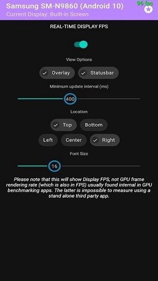 手机fps帧数显示软件 app(Display FPS) 手机fps帧数显示软件 app(Display FPS)