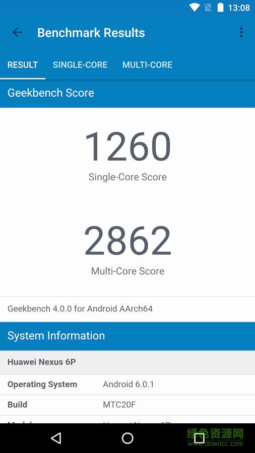 极客跑分手机版(Geekbench 4)