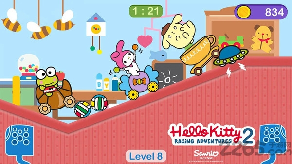 凯蒂猫赛车冒险2游戏 凯蒂猫赛车冒险2游戏
