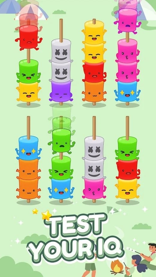 棉花糖排序益智拼图游戏 棉花糖排序益智拼图游戏