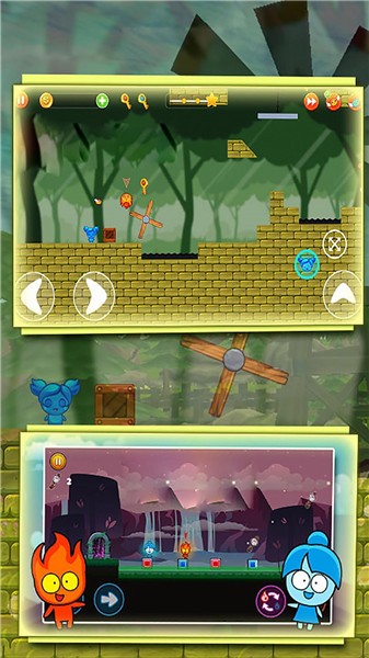 森林冰火人双人闯关 森林冰火人双人闯关