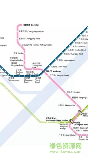武汉地铁路线图 武汉地铁路线图