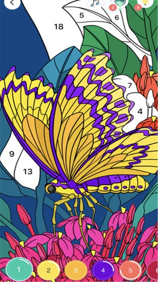 趣涂数字填色 趣涂数字填色