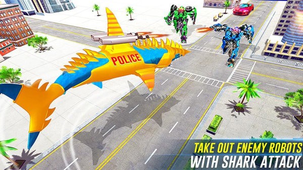 机器人鲨鱼袭击 机器人鲨鱼袭击
