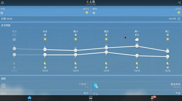 墨迹天气手机版 墨迹天气手机版